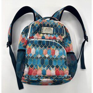 Kavu Backpack Bookbag Outdoor Stained Glass Laptop Bag School Travel Hiking